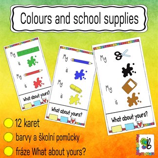 Colours and school supplies